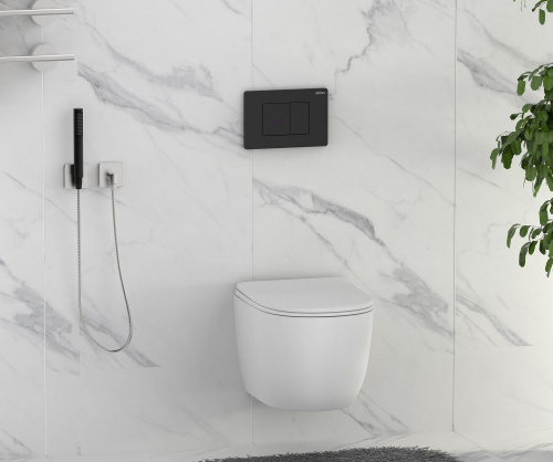 Клавиша смыва сенсорная Abber AC0122SMB цвет черный матовый - фото 3