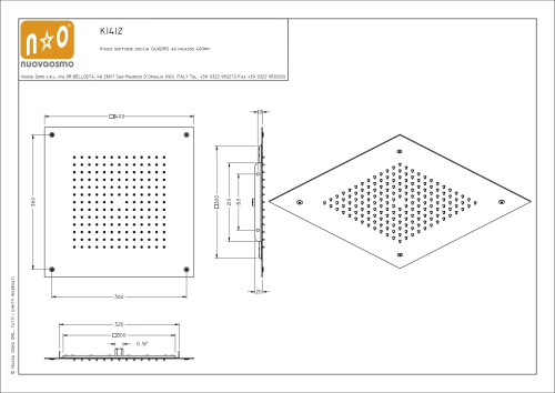 Душевая головка Graffio Kings KI412/CR цвет хром - фото 2