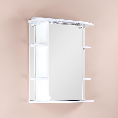 Зеркало-шкаф Onika Глория 206507 65х25х71 подвесной цвет белый - фото 2