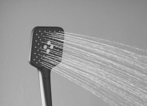 Душевая стойка Vincea Cube VSFS-1C1BG настенная цвет брашированное золото с термостатом - фото 5