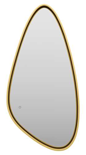 Зеркало в ванную Brevita Venus VEN-Var-060-gold 60х120 цвет золото - фото 2