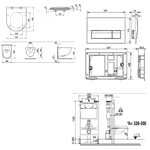 Чаша унитаза подвесная Laufen Pro Z.RU93.0.761.6 цвет белый без сиденья безободковая смыв торнадо - фото 2