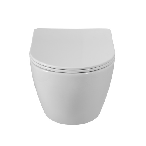 Унитаз подвесной BelBagno SFERA-R BB046CH-TOR/SC белый с сиденьем микролифт безободковый смыв торнадо - фото 5