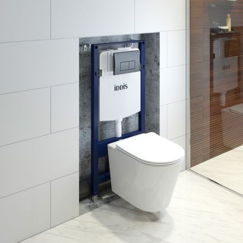 Комплект унитаз с инсталляцией и клавишей смыва IDDIS Basic BASC020i73 - фото 2