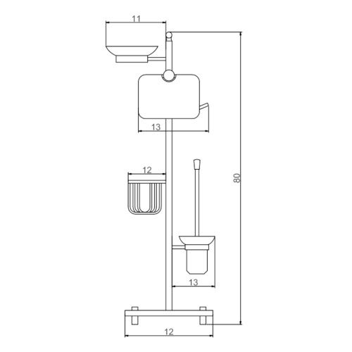 Стойка Savol S-00B01 - фото 3