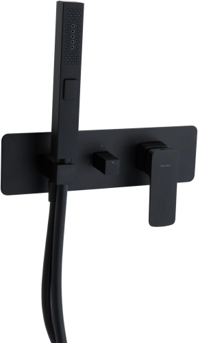 Смеситель для ванны с душем Allen Brau Infinity 5.21011-31 встраиваемый в стену черный - фото 4