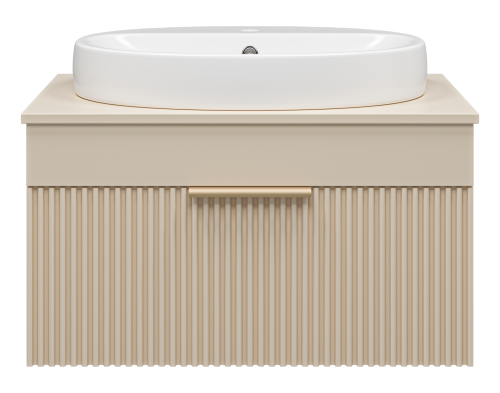 Тумба под раковину Brevita Enfida ENF-06070-0341Я 71х50х40 подвесная - фото 2