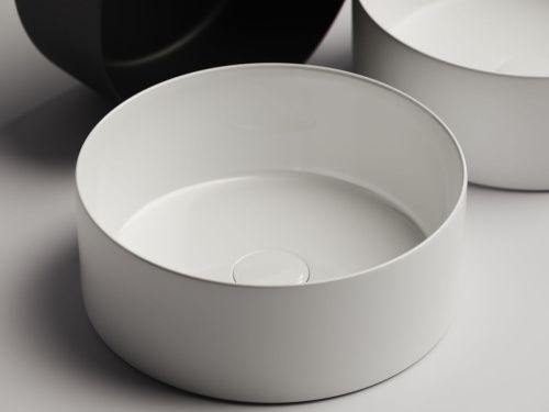 Раковина из сантехнического фарфора Ceramica Nova ELEMENT CN6032 40х40 накладная цвет белый без отверстий под смеситель - фото 4