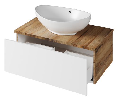 Тумба под раковину Misty Ива П-Ива-01080-951Я 80х45х30 подвесная - фото 4