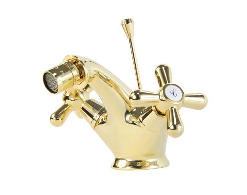 Смеситель Webert Armony AM710102010 на биде золото - фото 4