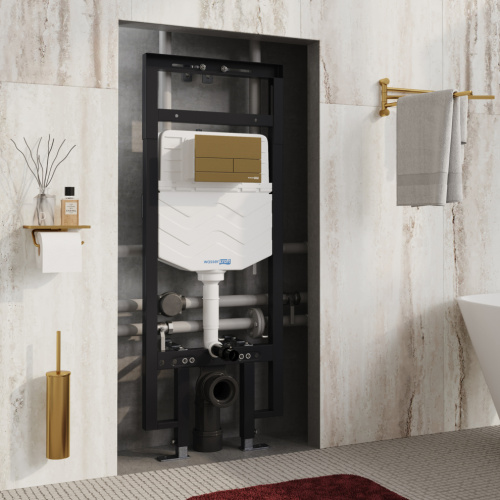 Инсталляция для унитаза WasserKRAFT Dinkel 58TLT.010.ME.MG04 - фото 2