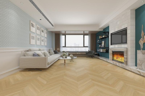 Кварцвиниловая плитка Damy Floor CHEVRON LVT DF03-Ch-LVT Тюильри толщина 0.25 см 43 класс 600х127 - фото 4