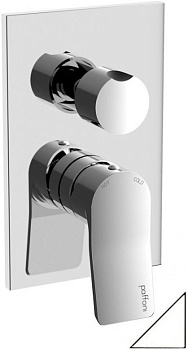 Смеситель для душа Paffoni Tilt TI019BO/M встраиваемый в стену белый