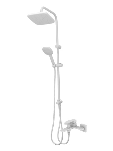 Душевая стойка Orange Lutz M04-944w настенная цвет белый - фото 2
