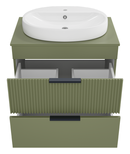 Тумба под раковину Brevita Enfida ENF-06070-0842Я 71х50х65 напольная - фото 3