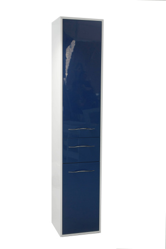 Шкаф-пенал Эстет Barcelona ФР-00003589 35х35х175 подвесной цвет белый - фото 2