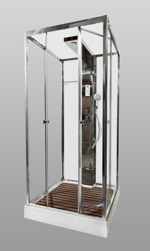 Душевая кабина AvaCan Z111MTSTEAM 100х100 квадратная с крышей ориентация универсальная - фото 4