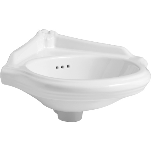 Раковина из санфаянса Azzurra Jubilaeum JULS0353500MBI (JUB35/AN bi)*1 35х35 подвесная цвет белый 1 отверстие под смеситель