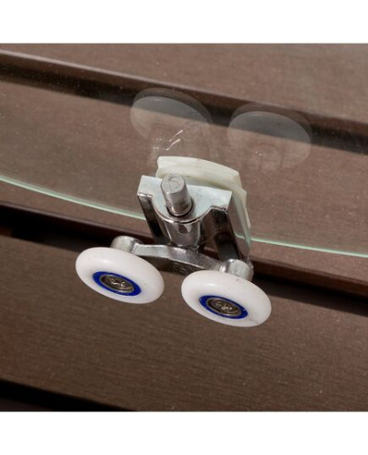 Душевая кабина Deto K402SLED 120х90 прямоугольная с крышей ориентация универсальная - фото 3