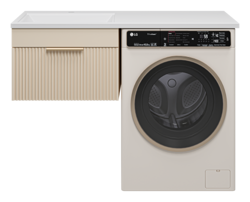 Тумба под раковину Brevita Enfida ENF-09060-031Я 56х47х38 подвесная цвет бежевый - фото 2