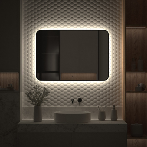 Зеркало в ванную Defesto AURA DF 2969RH 100х70 - фото 5