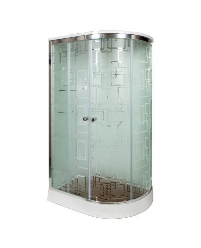 Душевая кабина AvaCan EM1511LEL 110х80 асимметричная с крышей ориентация левая - фото 2