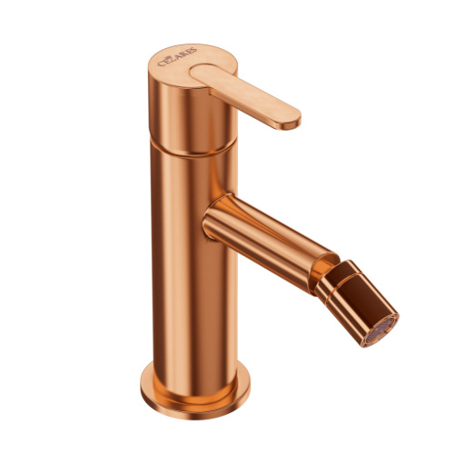 Смеситель Cezares LEAF LEAF-BSM-SS на биде бронза - фото 2