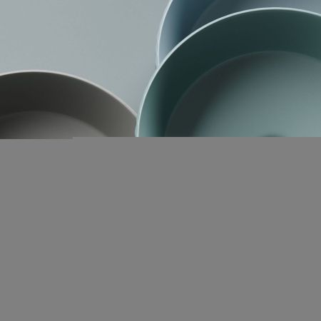Раковина из сантехнического фарфора Ceramica Nova ELEMENT CN6057MDB 40х40 накладная цвет коричневый без отверстий под смеситель