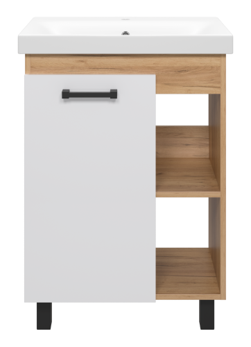 Тумба под раковину Misty Крафт П-Кра-07060-011 57х36х70 напольная - фото 2