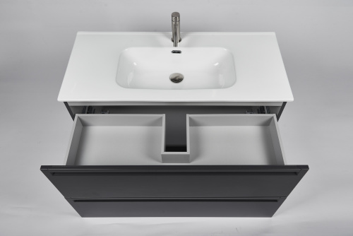 Тумба с раковиной Inda Piccadilly INDA Piccadilly 80MG Kona 80х45х60 подвесная - фото 5