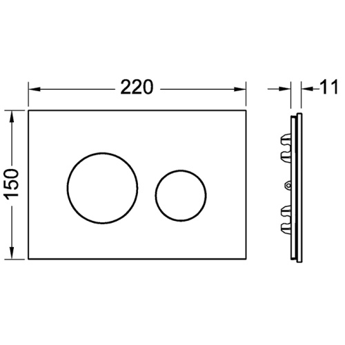 Лицевая панель Tece TECEloop 9240615 - фото 2