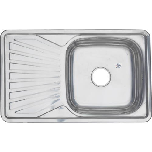 Кухонная мойка Melana 217 t (*10) 78х48 цвет хром - фото 3