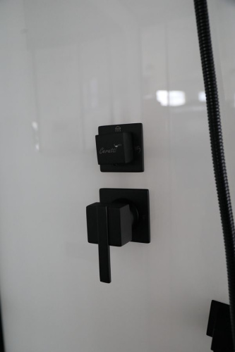 Душевая кабина Cerutti SPA VIVA101B 100х100 четверть круга с крышей ориентация универсальная - фото 5