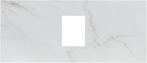 Столешница Allen Brau Priority 1.31011.M 96х41 накладная цвет белый - фото 2