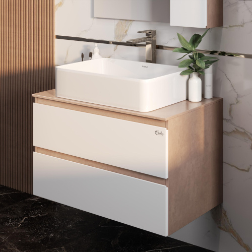 Тумба под раковину Onika Алеста 108054 80х46х46 подвесная - фото 2