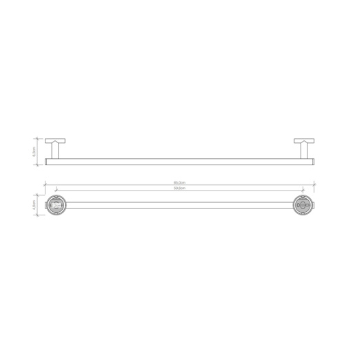 Полотенцедержатель Decor Walther Basic 531460 - фото 2