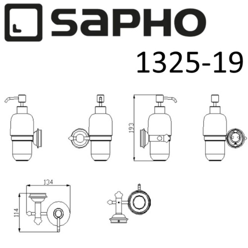 Дозатор Sapho ASTOR 1325-19 - фото 3
