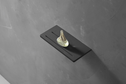 Полка в ванную комнату ABBER Stein AS1653MB - фото 2