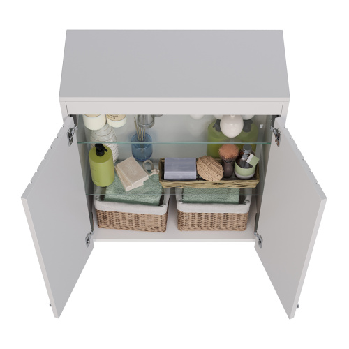 Шкаф LeMark Romance LM07R35SH 60х30х75 подвесной цвет белый - фото 3