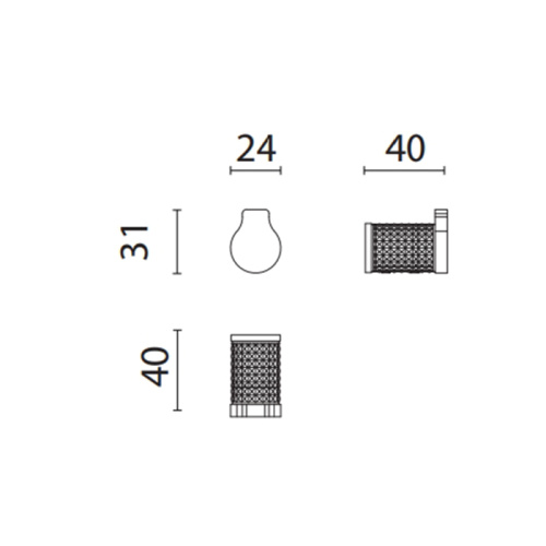 Крючок Oasis Defile 0AGD001OR - фото 2