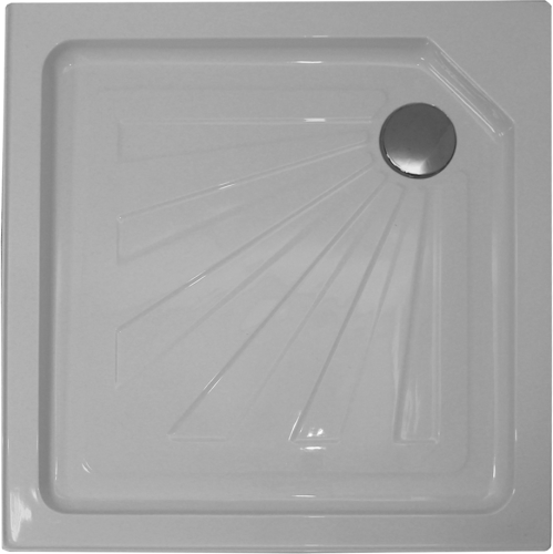 Душевой поддон Cerutti SPA Q91 90х90 ABS-пластик белый с ножками - фото 5