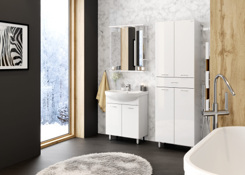 Шкаф-пенал Onika Модерн 406002 60х33х190 напольный - фото 5