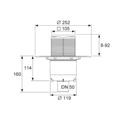 Душевой трап Tece 3601300 в пол - фото 2