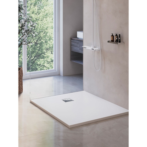 Душевой поддон RGW Stone Tray 16152812-01 120х80 искусственный камень белый без ножек - фото 3