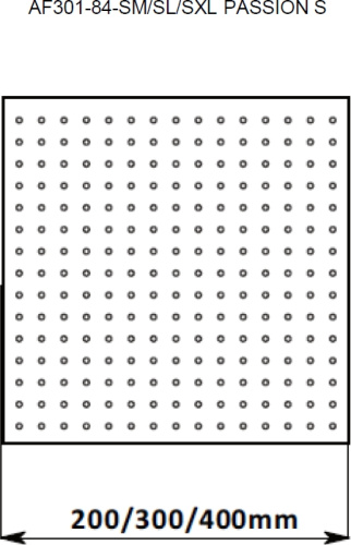 Верхний душ Aquanet Passion AF301-84-SM хром - фото 2