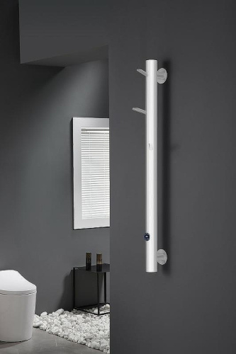 Полотенцесушитель Boheme OAK 724-MW подвесной электрический белый матовый - фото 2