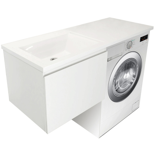 Тумба с раковиной Эстет Dallas Luxe 140 ФР-00002928 75х48х43 подвесная цвет белый - фото 2