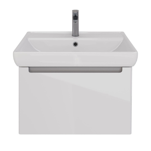 Тумба под раковину LeMark Buno mini LM05BM70T 62х45х39 подвесная цвет белый/серый - фото 5