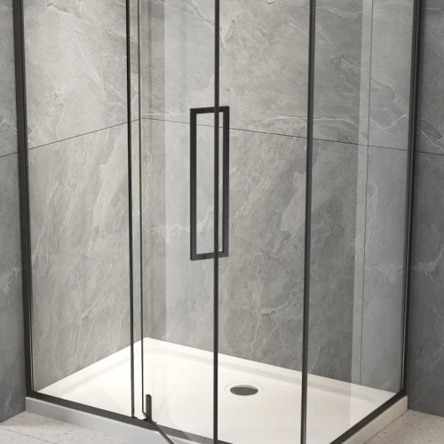 Душевая дверь Veconi Vianno VN34B-110-01-C7 110х195 стекло прозрачное профиль черный - фото 2