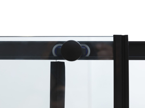 Душевая перегородка Aquanet Pleasure Evo AE65-F80-BT 80х190 стекло прозрачное профиль черный - фото 2